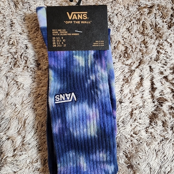 VANS | TIE DYE CREW SOCK NWT - Picture 5 of 6